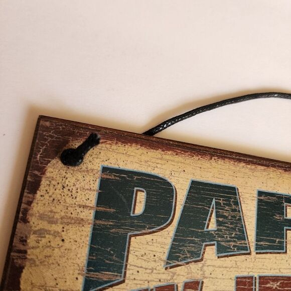 Egbert's Treasures Small Papa's Fix-it Shop Sign - Picture 4 of 5